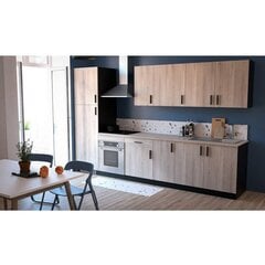 Кухонный шкафчик Aatrium Origan, 40x30x70 см, коричневый/черный цена и информация | Кухонные шкафчики | 220.lv