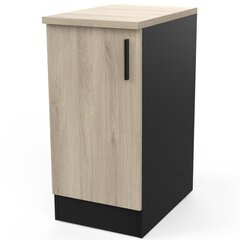 Кухонный шкафчик Aatrium Origan, 40x60x85 см, коричневый/черный цена и информация | Кухонные шкафчики | 220.lv