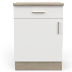 Кухонный шкафчик Aatrium Origan, 60x60x85 см, белый/коричневый цена и информация | Кухонные шкафчики | 220.lv