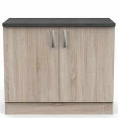 Кухонный шкафчик Aatrium Paprika, 100x60x85 см, коричневый/серый цена и информация | Кухонные шкафчики | 220.lv