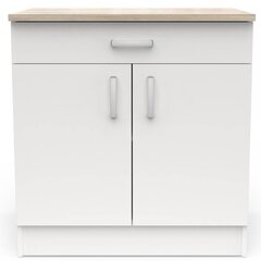 Кухонный шкафчик Aatrium Soy, 80 см, белый цена и информация | Кухонные шкафчики | 220.lv