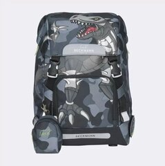Ранец Beckmann Classic Camo Rex, серый цена и информация | Школьные рюкзаки, спортивные сумки | 220.lv