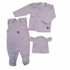 Komplekts jaundzimušajiem Zyzio&Zuzia, violets цена и информация | Комплекты одежды для новорожденных | 220.lv