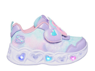 Heart lights lovin reflection skechers 302693nlvlp infant violetine infant purple 302693NLVLP цена и информация | Детская спортивная обувь | 220.lv