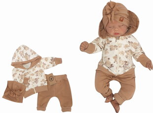 Комплект для новорожденных Zyzio&Zuzia, коричневый цена и информация | Комплекты одежды для новорожденных | 220.lv