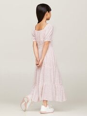 Tommy Hilfiger kleita sievietēm Ditsy Flower Print Dress KG0KG079410JV 540125628, rozā cena un informācija | Kleitas meitenēm | 220.lv