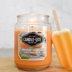 Candle Lite ароматическая свеча Orange Vanilla Dreamsicle 510 г цена и информация | Подсвечники, свечи | 220.lv