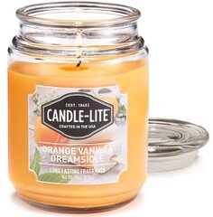 Candle Lite ароматическая свеча Orange Vanilla Dreamsicle 510 г цена и информация | Подсвечники, свечи | 220.lv