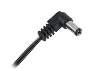 кабельный разъем угловой штекер 2,5x5,5 мм цена и информация | Кабели и провода | 220.lv