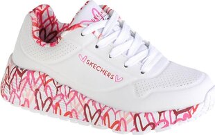 Повседневная обувь для девочек Skechers, белая цена и информация | Laste Kingad | 220.lv