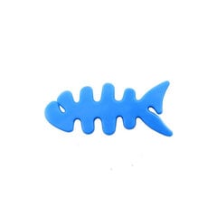 Austiņu kabeļa vāciņš zivs formā, zils cena un informācija | Nenurodyta Mājai un remontam | 220.lv