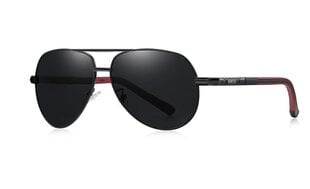 Поляризованные солнцезащитные очки из нержавеющей стали для мужчин Barcur цена и информация | Солнцезащитные очки для мужчин | 220.lv