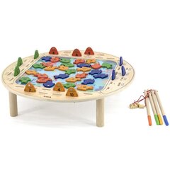 Деревянная магнитная игра для детей "Поймай рыбку", Viga цена и информация | Развивающие игрушки | 220.lv