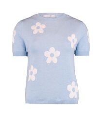 Hailys sieviešu džemperis Amalia DZ*01, gaiši zils/balts 4068696114230 cena un informācija | Sieviešu džemperi | 220.lv