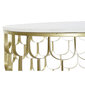 Mazs galdiņš DKD Home Decor, marmors, (81 x 81 x 42 cm), zelts/balts cena un informācija | Žurnālgaldiņi | 220.lv