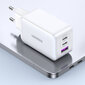 Ātrais lādētājs Ugreen CD244 65W USB-A / 2x USB-C GaN - balts цена и информация | Lādētāji un adapteri | 220.lv