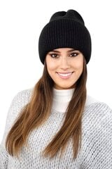 Kamea sieviešu cepure Alma*06, melna 5903246783285 cena un informācija | Sieviešu cepures | 220.lv
