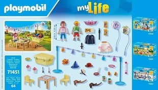 71451 PLAYMOBIL® City Life, костюмированная вечеринка цена и информация | Конструкторы и кубики | 220.lv