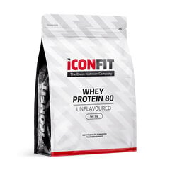 Uztura bagātinātājs Iconfit Whey Protein 80 Proteīns, 1 kg, Zemeņu garša cena un informācija | Proteīni | 220.lv