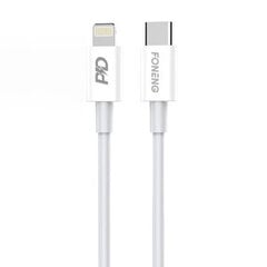 Foneng Кабель USB-C для освещения Foneng X31, 3А, 2М (белый) цена и информация | Кабели для телефонов | 220.lv