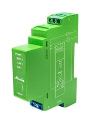 Smart Wi-Fi диммер Shelly Pro Dimmer 1PM цена и информация | Электрические выключатели, розетки | 220.lv