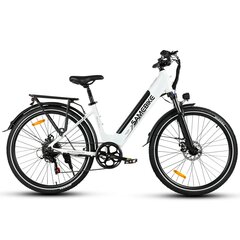 Pilsētas elektriskais velosipēds Samebike RS-A01 Pro, balts цена и информация | Электровелосипеды | 220.lv