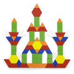 Деревянные цветные блоки в ведерке 250 шт. Viga цена и информация | Игрушки для малышей | 220.lv