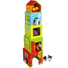 Пазл Ферма в коробках + фигурки 10 деталей Woopie цена и информация | Развивающие игрушки | 220.lv