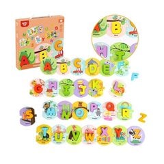 Алфавитный пазл Tooky Toy, 26 шт. цена и информация | Игрушки для малышей | 220.lv