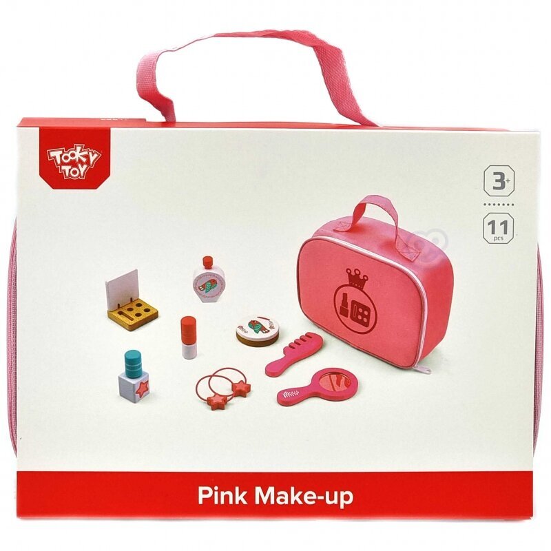 Koka kosmētikas komplekts Tooky Toy, rozā cena un informācija | Rotaļlietas meitenēm | 220.lv