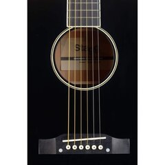 Акустическая гитара Stagg SA35 DS BK цена и информация | Гитары | 220.lv