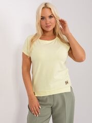 Женская светло-желтая блузка больших размеров цена и информация | Женские блузки, рубашки | 220.lv