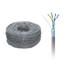 Datora kabelis Cabletech Cat5e, 305 m cena un informācija | Kabeļi un vadi | 220.lv