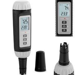 Šķidruma temperatūras pH testeris cena un informācija | Mitruma, temperatūras, pH, ORP mērītāji | 220.lv