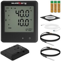 Temperatūras reģistratora termometra diapazons -40 līdz 125C Micro USB LCD IP54 cena un informācija | Mitruma, temperatūras, pH, ORP mērītāji | 220.lv
