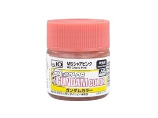 Mr.Hobby - Gundam Color краски MS Char's Pink (Semi-Gloss), 10 ml, UG-10 цена и информация | Принадлежности для рисования, лепки | 220.lv