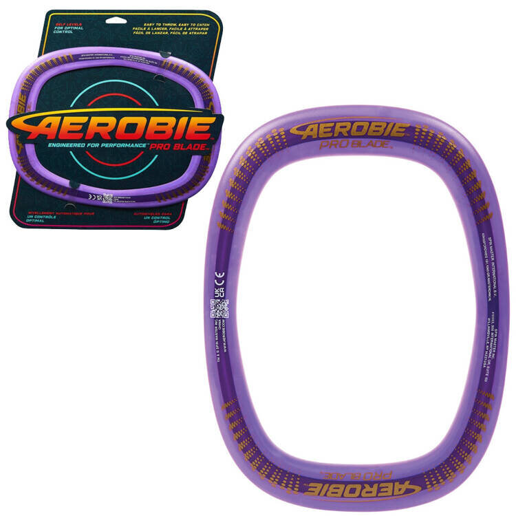 Frisbijs Aerobie Pro Blade, violets цена и информация | Spēles brīvā dabā | 220.lv