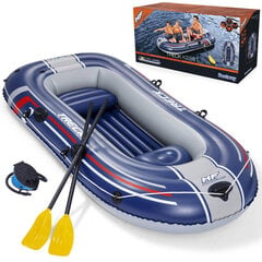 Надувная лодка TRECK X2 SET с веслами и насосом, Bestway цена и информация | Лодки и байдарки | 220.lv