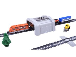 Дистанционно управляемый грузовой поезд с вагонами и станцией цена и информация | Конструктор автомобилей игрушки для мальчиков | 220.lv