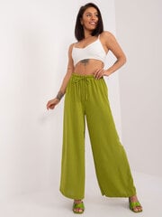 Женские брюки из ткани зеленого цвета цена и информация | Женские брюки | 220.lv