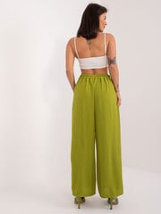 Женские брюки из ткани зеленого цвета цена и информация | Брюки | 220.lv