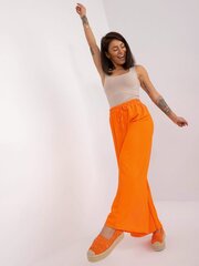 Женские оранжевые брюки из ткани цена и информация | Женские брюки | 220.lv