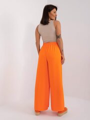 Женские оранжевые брюки из ткани цена и информация | Женские брюки | 220.lv