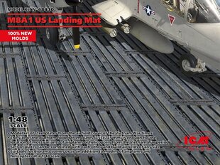 Līmējošais modelis ICM 48410 M8A1 US Landing Mat 1/48 cena un informācija | Līmējamie modeļi | 220.lv