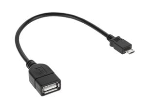 USB kabelis, 20 cm cena un informācija | Kabeļi un vadi | 220.lv