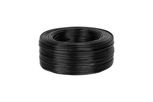 кабель 2 x rca-3 мм, черный цена и информация | Кабели и провода | 220.lv