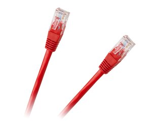 вставной кабель 1,0 м cca красный цена и информация | Кабели и провода | 220.lv