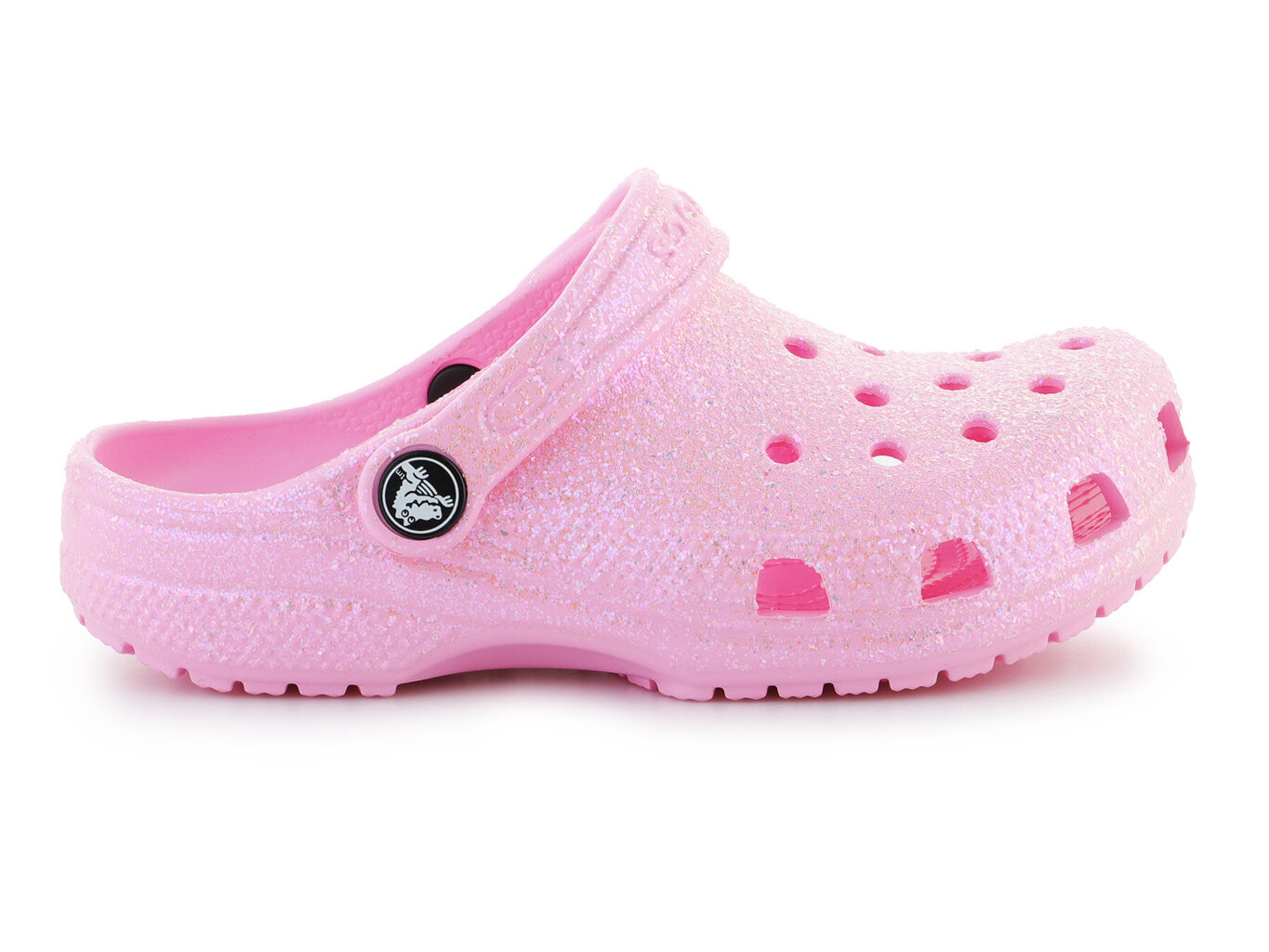 CROCS Classic Glitter Clog K Flamingo 206993-6S0 30532-490 цена и информация | Bērnu čības, maiņas apavi | 220.lv