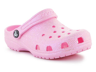 CROCS Classic Glitter Clog K Flamingo 206993-6S0 30532-490 цена и информация | Детские тапочки, домашняя обувь | 220.lv