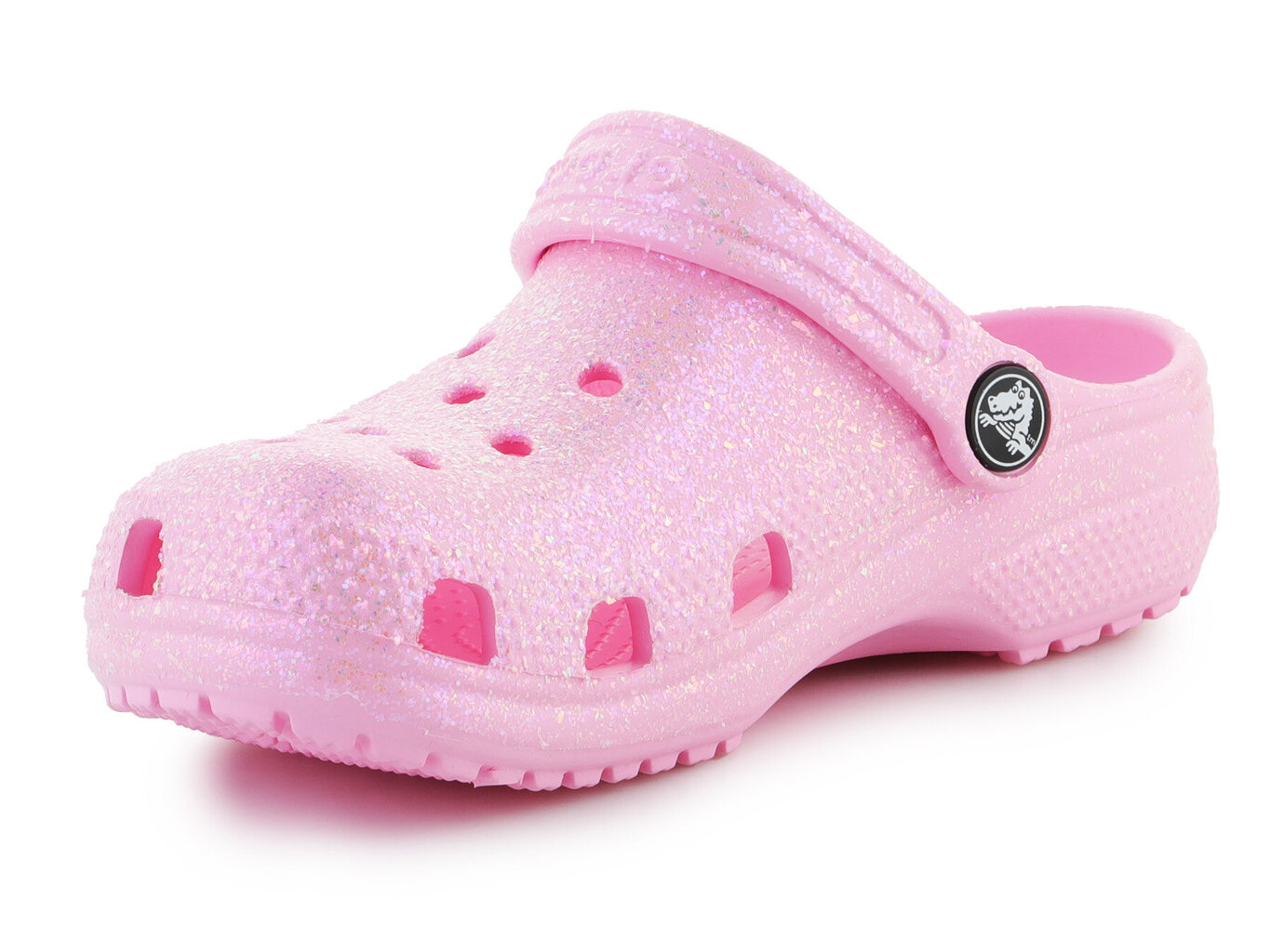 CROCS Classic Glitter Clog K Flamingo 206993-6S0 30532-490 цена и информация | Bērnu čības, maiņas apavi | 220.lv